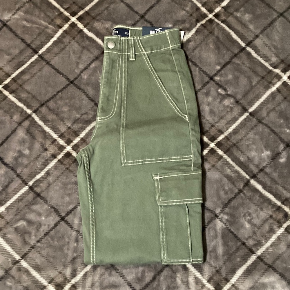 Ultra high-rise straight utility pants
